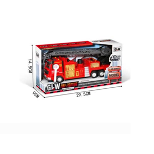 اسباب بازی ماشین فلزی آتش نشانی مقیاس 1:40 GLW Fire Fighting VEHICLE_اسباب بازی
